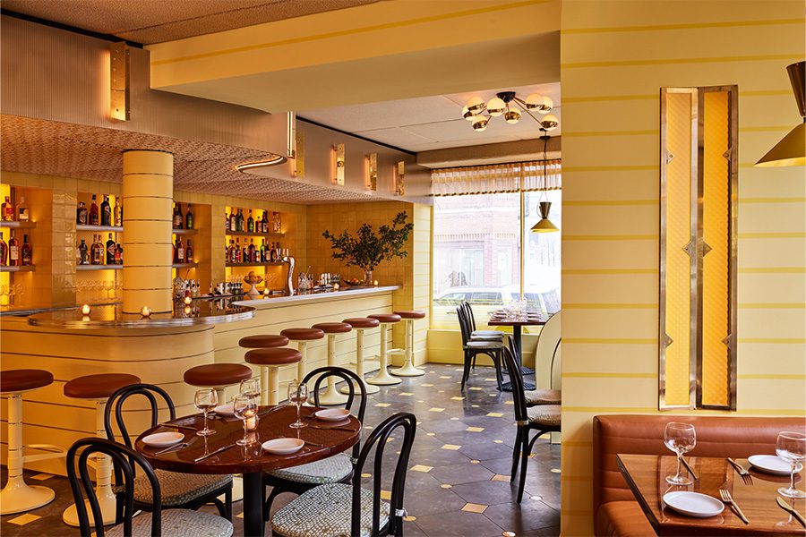 the radical hotel asheville north carolina river arts district afterglow restaurant gold chains around racetrack bar